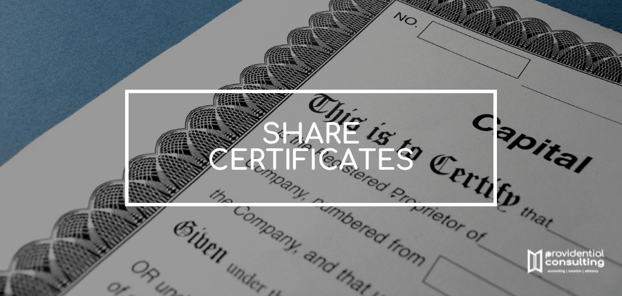 Share certificates